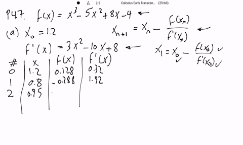 use-newtons-method-with-a-x_012-and-b-x_022-to-find-a-zero-of-fxx3-5-x28-x-4-discuss-the-difference-