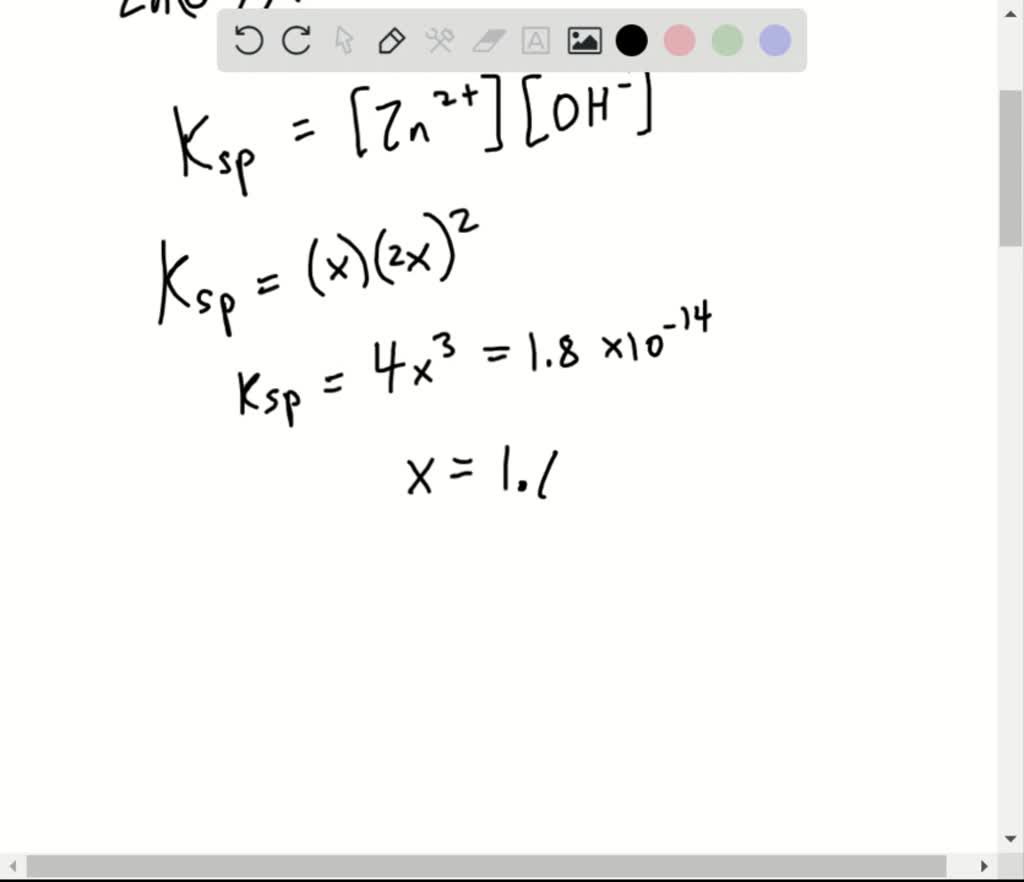 ⏩SOLVEDWhat is the pH of a saturated zinc hydroxide solution? Numerade