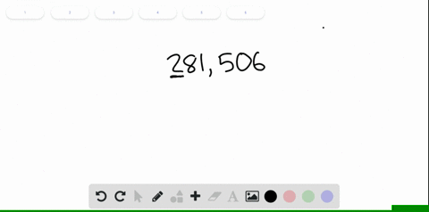 SOLVED:Round each number so that there is only one nonzero digit. 281,506