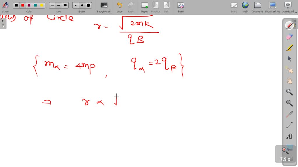 charge of proton and mass of alpha particle