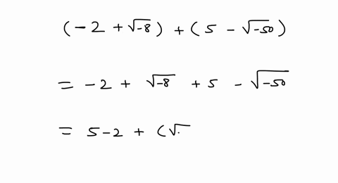 perform-the-operation-and-write-the-result-in-standard-form-2sqrt-85-sqrt-50-2