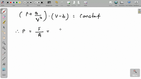 the-equation-leftpfracav2rightv-b-constant-the-units-of-a-is-a-dyne-times-mathrmcm5-b-dyne-times-mat