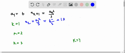 in-exercises-11-14-write-the-first-five-terms-of-the-recursively-defined-sequence-a_16-a_k1frac13-a_