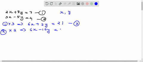 solve-the-system-leftbeginarrayl-2-x8-y7-3-x-5-y4-endarrayright