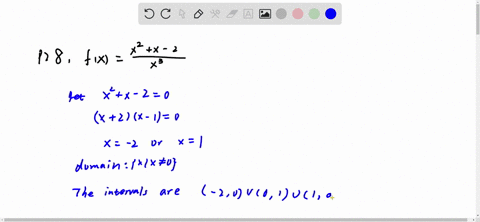 find-the-intervals-on-which-the-functions-fx-are-positive-and-negative-fxfracx2x-2x3-4