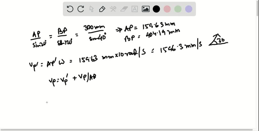 SOLVEDTwo rotating rods are connected by slider block P. The rod