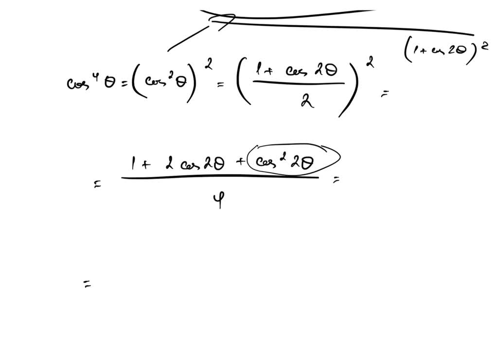 Express cos^4 θin terms of cosines of multiples of θ. Numerade