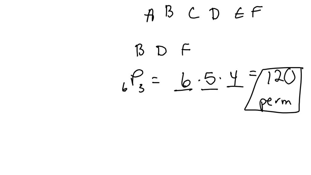 SOLVED:How Many Different Nine-letter Permutations Can Be Formed From ...