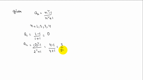 in-each-of-the-following-the-nth-term-of-a-sequence-is-given-find-the-first-4-terms-a_10-and-a_15--5