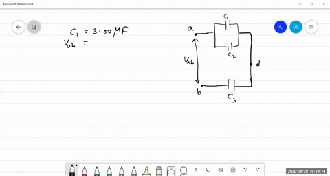 2419-in-fig-2426-c_1300-mu-f-and-v_a-b120-mathrmv-the-charge-on-capacitor-c_1-is-150mu-mathrmc-calcu