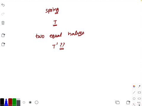 a-spring-has-a-certain-mass-suspended-from-it-and-its-period-for-vertical-oscillation-is-mathrmt-the