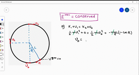 pendulum-shows-a-pendulum-of-length-l-its-bob-which-effectively-has-all-the-mass-has-speed-v_1-when-