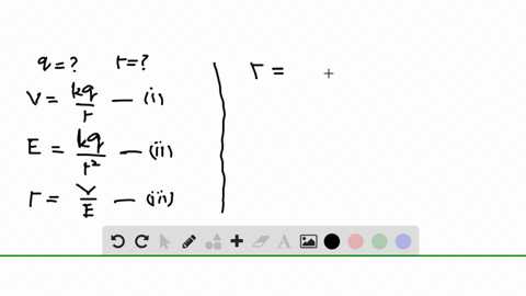 SOLVED:The electric potential a distance r from a point charge q is 155 ...
