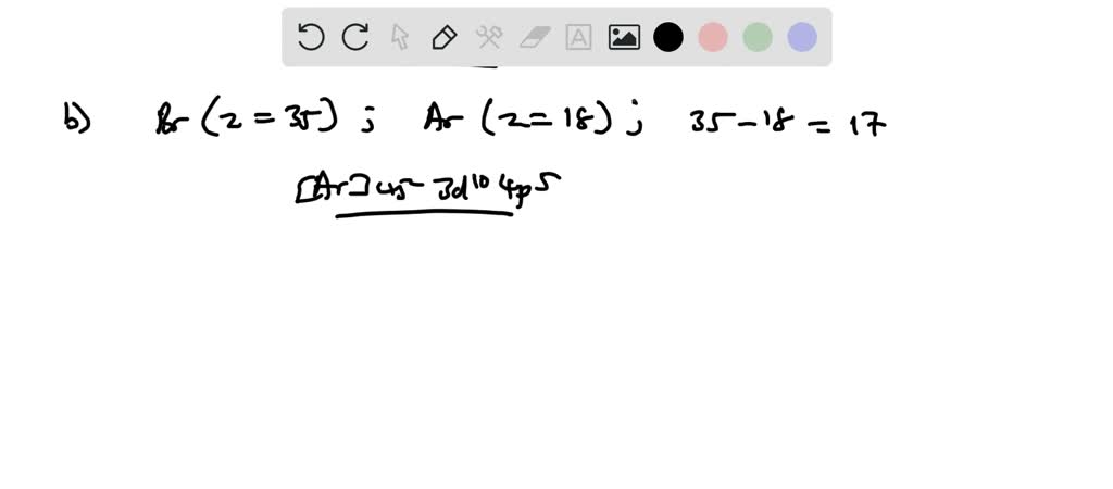 Solved:using Only The Periodic Table, Write The Ground State Electron 