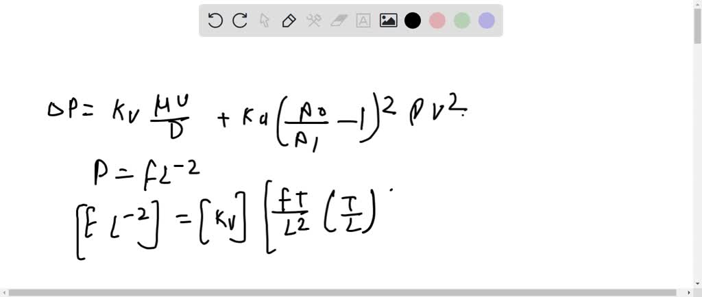 SOLVED:The pressure difference, Δp, across a partial blockage in an ...