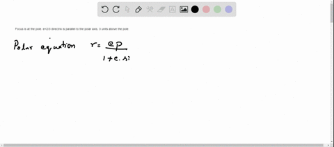 find-a-polar-equation-for-each-conic-for-each-a-focus-is-at-the-pole-efrac23-directrix-is-parallel-t