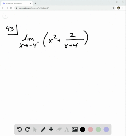 lim-_x-rightarrow-4-leftx2frac2x4right