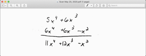 subtract-beginarrayr-5-x46-x3-left-6-x4-6-x3x2right-hline-endarray