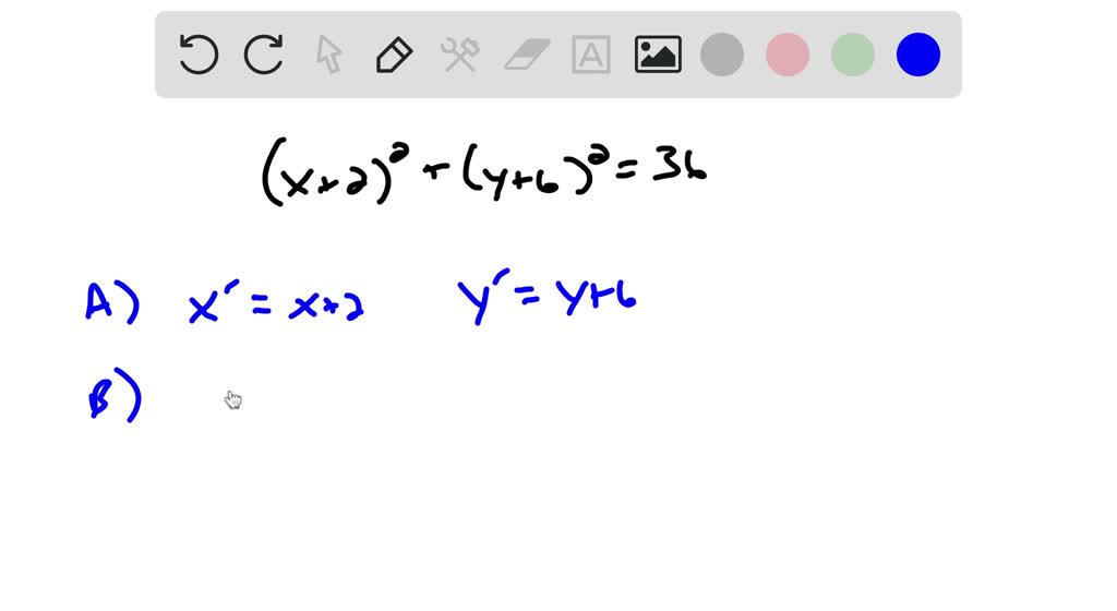 Solved:(a) Find Translation Formulas That Translate The Origin To The 