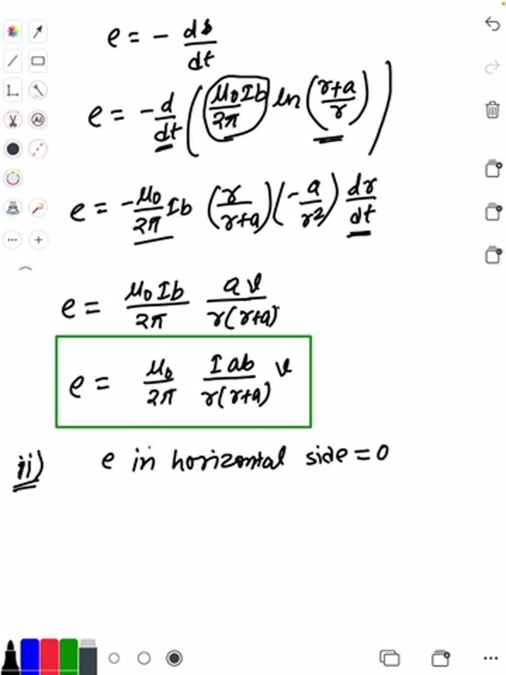 solved-induced-emf-in-a-loop-calculate-the-electromotive-force-in