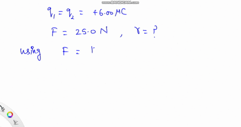 how-far-apart-are-two-identical-charges-of-600-mu-mathrmc-if-the-force-between-them-is-250-mathrmn