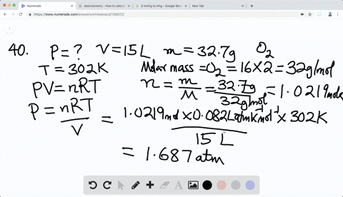 what-is-the-pressure-in-a-150-cylinder-filled-with-327-g-of-oxygen-gas-at-a-temperature-of-302-mathr