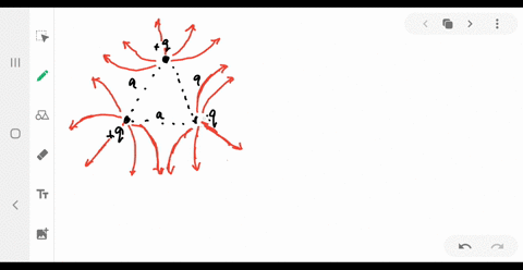 a-three-equal-positive-charges-q-are-at-the-corners-of-an-equilateral-triangle-of-side-a-as-shown-in
