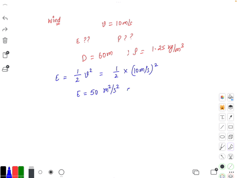 at-a-certain-location-wind-is-blowing-steadily-at-10-mathrmm-mathrms-determine-the-mechanical-energy
