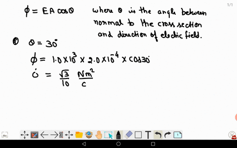 a-square-surface-of-area-2-mathrmcm2-is-in-a-space-of-uniform-electric-field-of-magnitude-103-mathrm