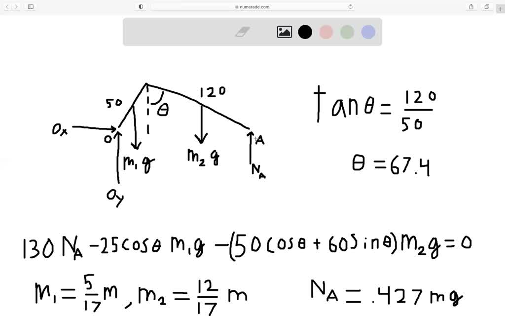 solved-the-right-angle-bar-acts-to-control-the-maximum-acceleration-of