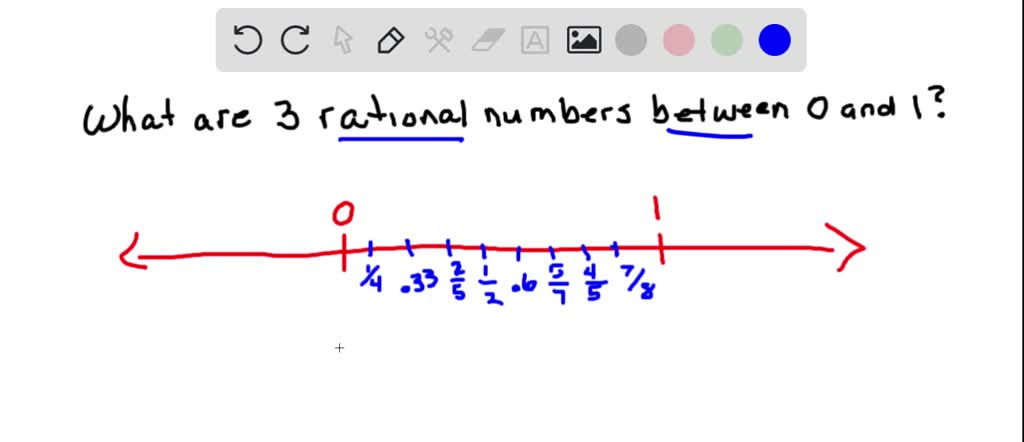Find five rational numbers between 1 and 2 . | Numerade