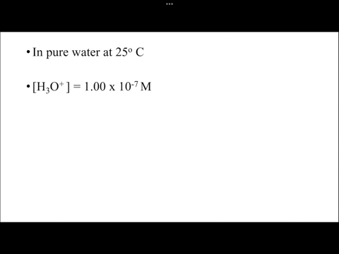 what-is-the-molar-concentration-of-hydronium-ion-and-hydroxide-ion-in-pure-water-at-25circ-mathrmc