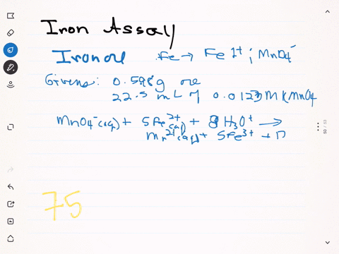 to-analyze-an-iron-containing-compound-you-convert-all-the-iron-to-mathrmfe2-in-aqueous-solution-a-5
