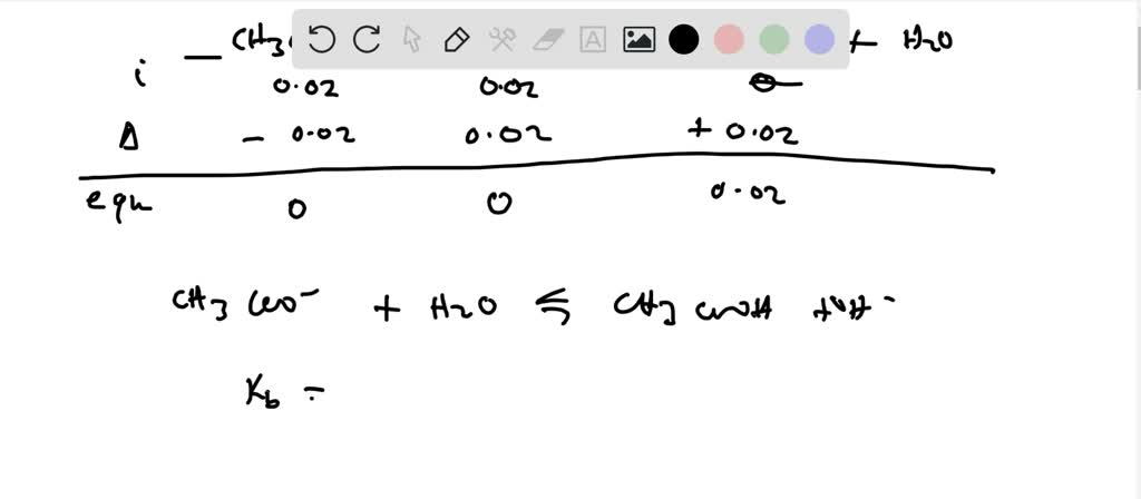 Solved A Solution Of 0 020 M Acetic Acid Is To Be Titrated With 0 025 M Naoh Solution What Is