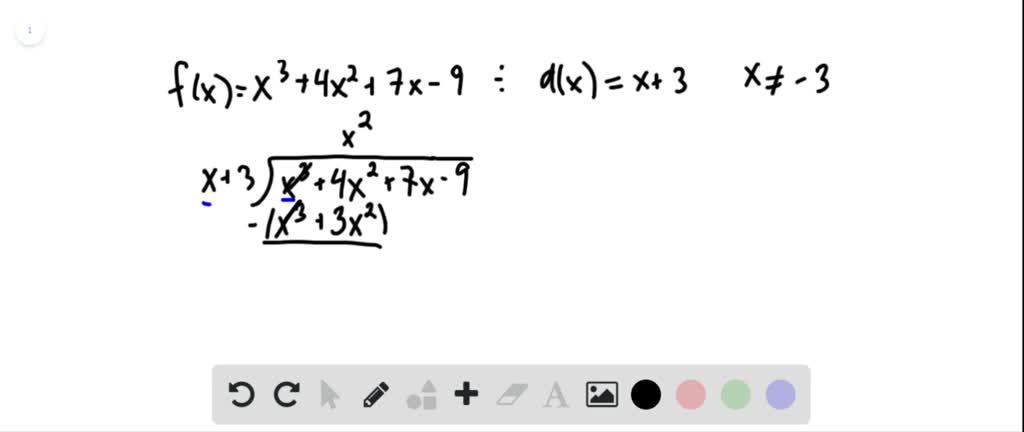 SOLVEDIn Exercises 16, divide f(x) by d(x), and…