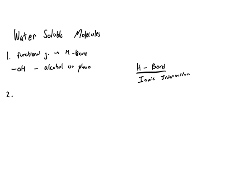 which-compounds-are-water-soluble