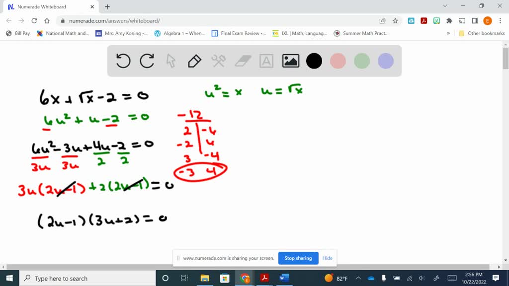 SOLVED 2 X x 6 0 solved-2-x-x-6-0