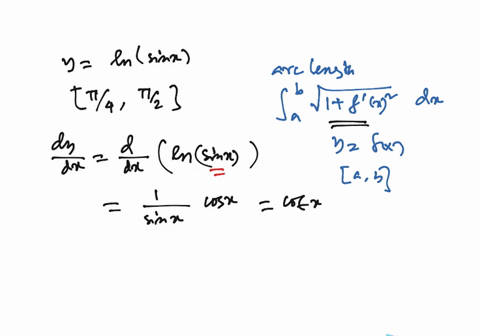 arc-length-find-the-arc-length-of-the-graph-of-yln-sin-x-from-xpi-4-to-xpi-2