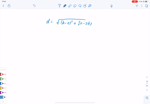 determine-the-value-of-k-the-distance-between-k-0-and-02-k-is-10-2