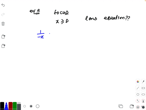 the-eye-will-be-able-to-focus-on-the-image-if-x-geq-d-the-correct-lens-equation-is-a-frac1mathrmufra