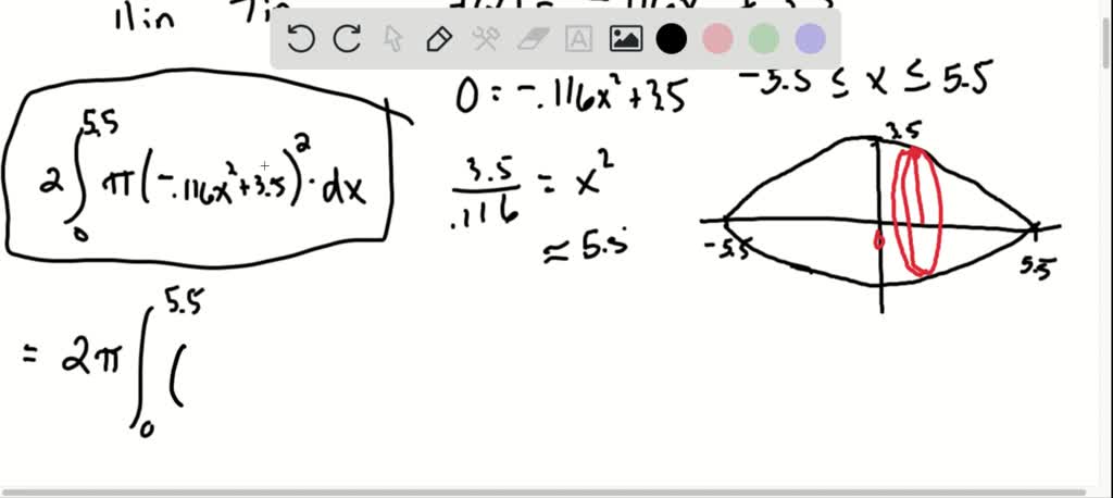 SOLVED: Volume of a Football A football is in the shape of a prolate ...