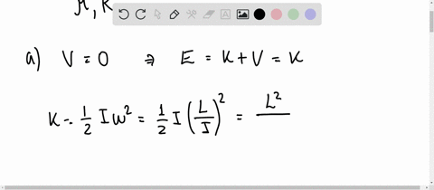 a-particle-of-mass-mu-is-fixed-at-one-end-of-a-rigid-rod-of-negligible-mass-and-length-r-the-other-e