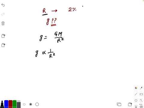 if-the-radius-of-earth-shrinks-by-2-the-acceleration-due-to-gravity-on-the-earths-surface-assuming-m