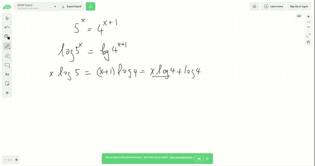 SOLVED:a. Find The Exact Solution Of The Exponential Equation In Terms ...