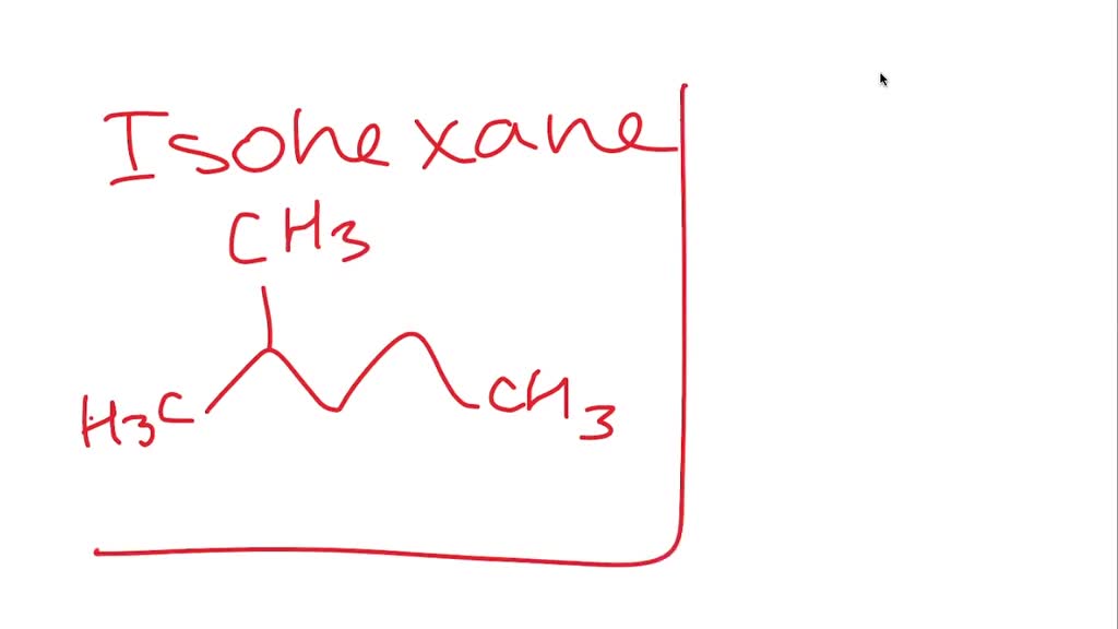 SOLVED:Draw the structures of isohexane and neopentane.