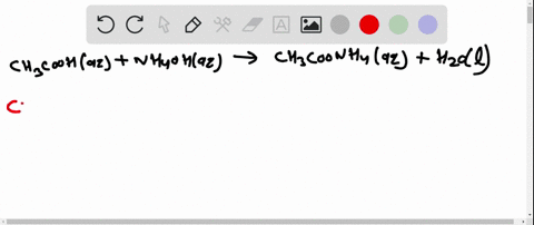 SOLVED:Write the net ionic equation for the reaction of the weak ...