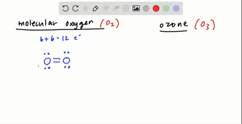 write-lewis-formulas-for-molecular-oxygen-and-ozone-assuming-that-all-of-the-valence-electrons-in-th