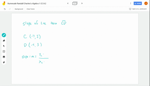 what-is-the-slope-of-the-line-that-passes-through-overlinec-d