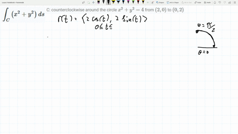evaluate-int_cleftx2y2right-d-s-along-the-given-path-c-counterclockwise-around-the-circle-x2y24-from