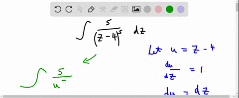 find-the-indefinite-integral-int-frac5z-45-d-z